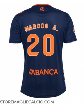 Celta Vigo Marcos Alonso #20 Maglia Gara Trasferta Repliche 2024-25 Maniche Corte